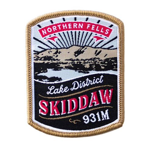 Skiddaw Patch by The Adventure Patch Company displayed on a white background