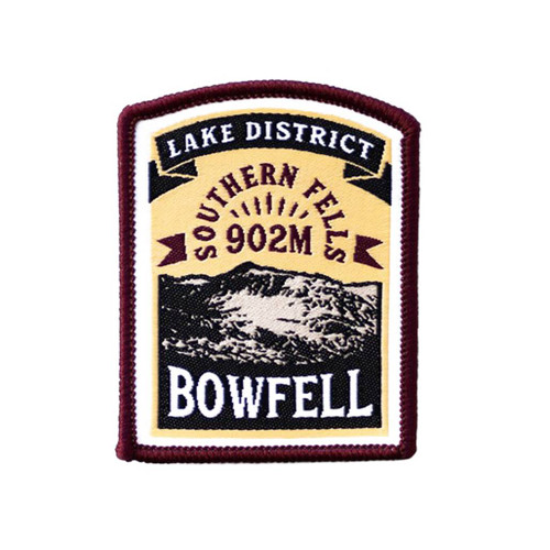 Bowfell Patch by The Adventure Patch Company displayed on a white background