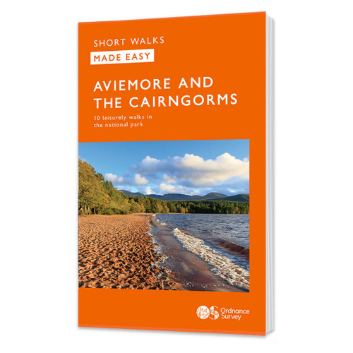 OS Short Walks Made Easy - Aviemore and the Cairngorms orange front cover