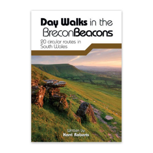 Day Walks in the Brecon Beacons by Harri Roberts guidebook front cover