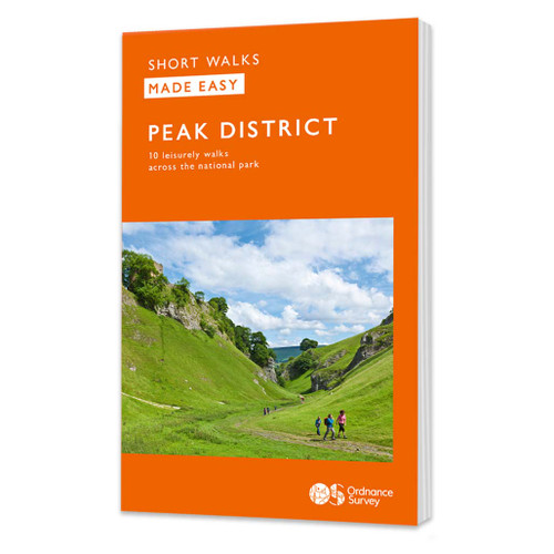 OS Short Walks Made Easy - Peak District Orange front cover