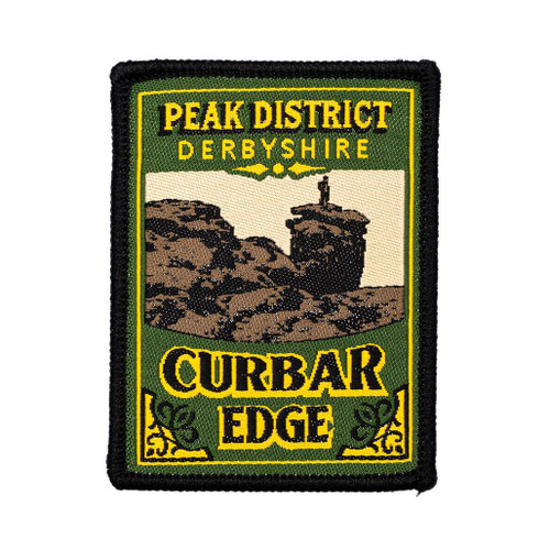 Curbar Edge Patch by The Adventure Patch Company displayed on a white background