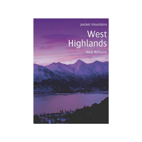 Pocket Mountains West Highlands by Nick Williams guidebook front cover