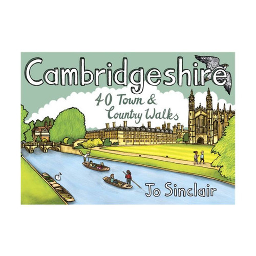 Cambridgeshire: 40 Town & Country Walks by Jo Sinclair guidebook front cover