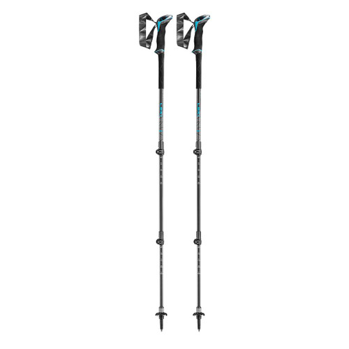 Leki Makalu Lite AS Trekking Pole pair view of the pole handles and extended shafts