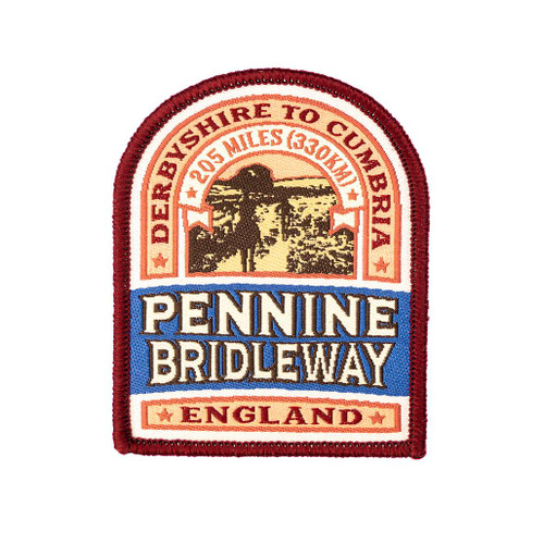 Pennine Bridleway Patch by The Adventure Patch Company displayed on a white background