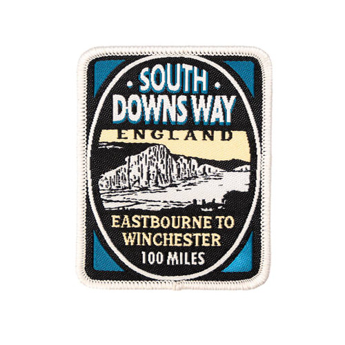 South Downs Way Patch by The Adventure Patch Company displayed on a white background