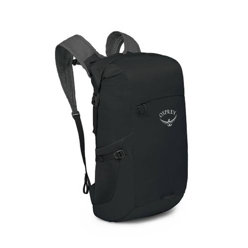 Ultralight Dry Stuff Pack showing an angled front view in black