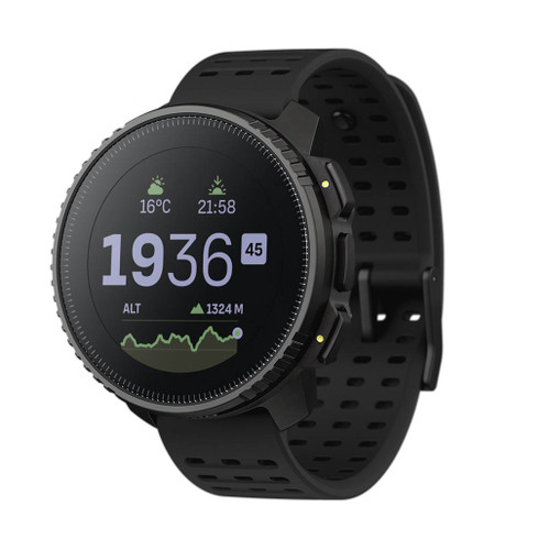 Suunto Vertical All Black GPS Watch front angled view