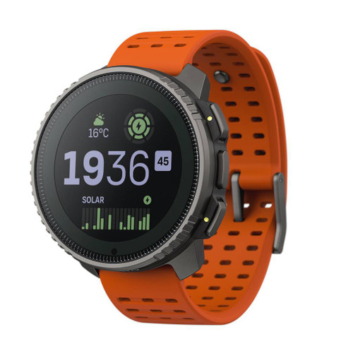 Suunto Vertical Titanium Solar Canyon GPS Watch front angled view