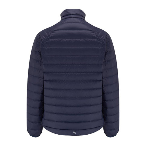 Men's Polar Packable Down Gilet in navy by Mac in a Sac back view
