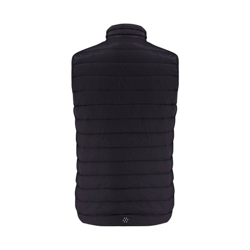 Men's Alpine Packable Down Gilet in black by Mac in a Sac back view