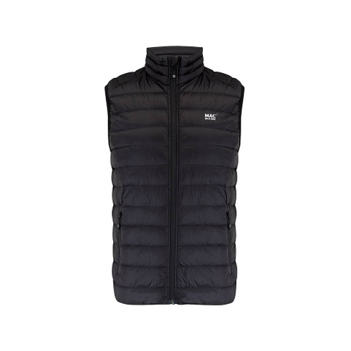 Women's Alpine Packable Down Gilet in black by Mac in a Sac front view