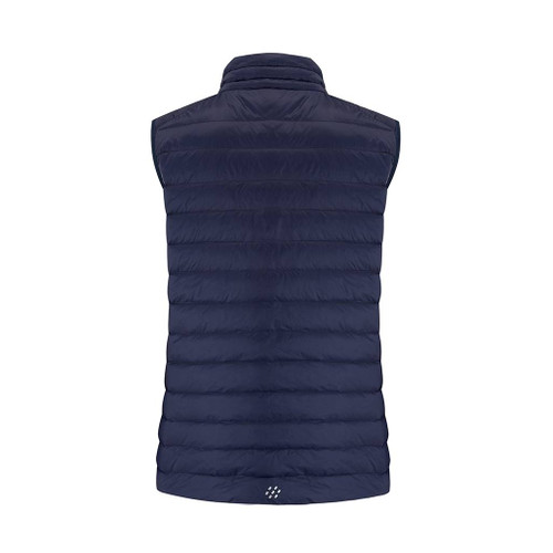 Women's Alpine Packable Down Gilet in Navy by Mac in a Sac back view