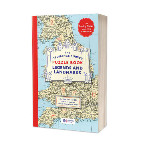 The Ordnance Survey Puzzle Book: Legends & Landmarks with "The Sunday Times best selling puzzle series" roundal.