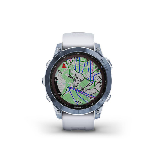 Garmin fenix 7 Sapphire Solar Edition front face forward