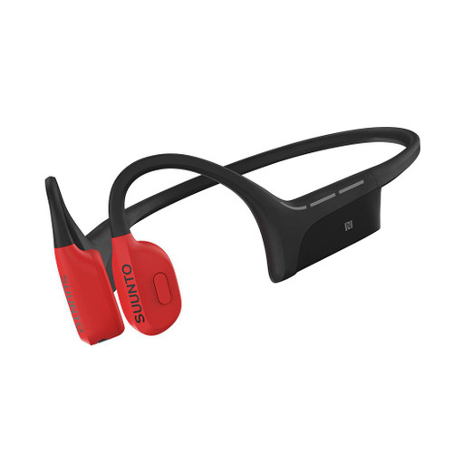 Suunto Wing Headphones in red front angled view