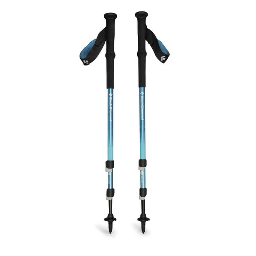 Trail Back Creek Blue Trekking Poles collapsed