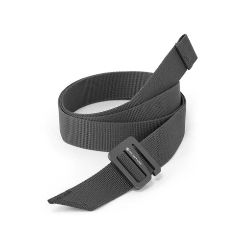 Montane 25mm Belt slate rolled up on a white background