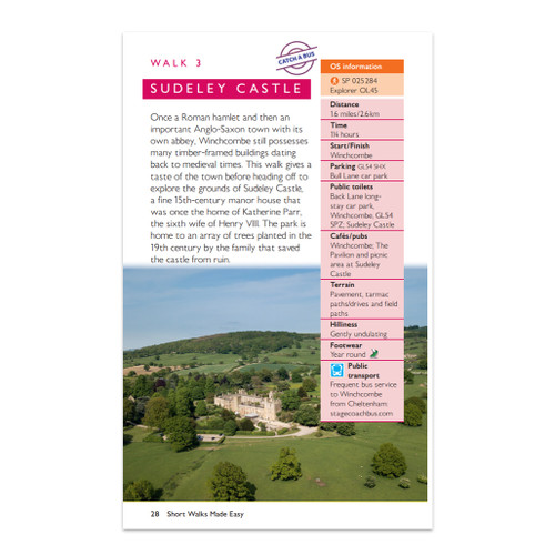 A page excerpt from Cotswolds - OS Short Walks Made Easy