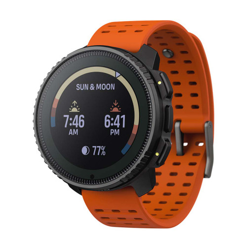 Suunto Vertical Steel Solar Canyon GPS Watch front angled view