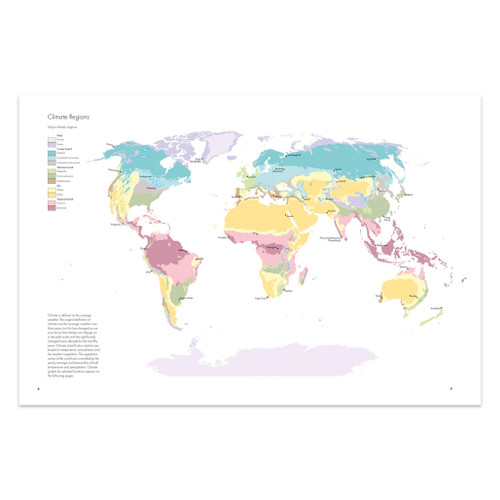 Double page spread of map excerpt