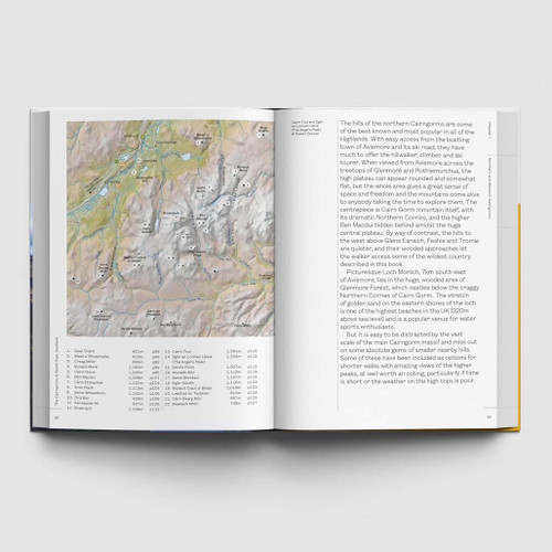 Excerpt from The Cairngorms & North-East Scotland with map and text