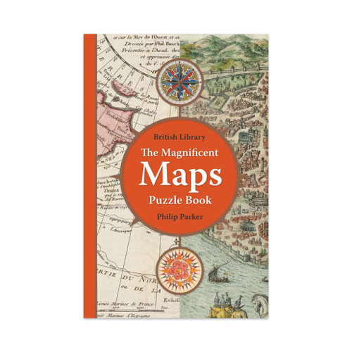 The British Library Magnificent Maps Puzzle Book front cover