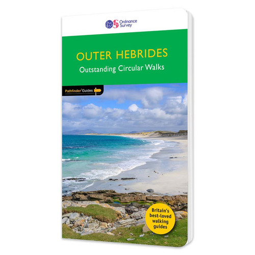 Front cover of the of the OS Pathfinder guidebook, Outer Hebrides.