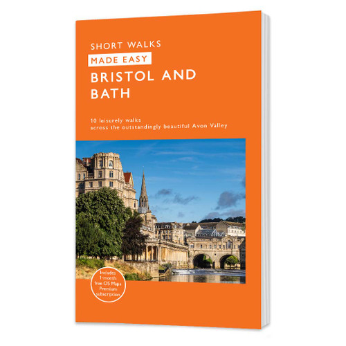 Bristol & Bath Short Walks Made Easy Guidebook orange front cover