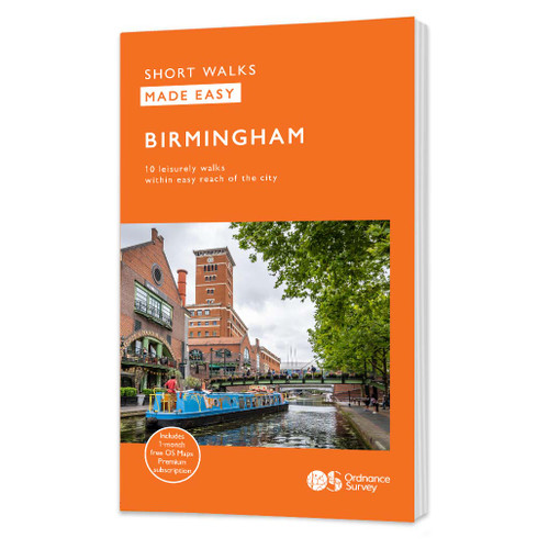 Birmingham Short Walks Made Easy Guidebook orange front cover