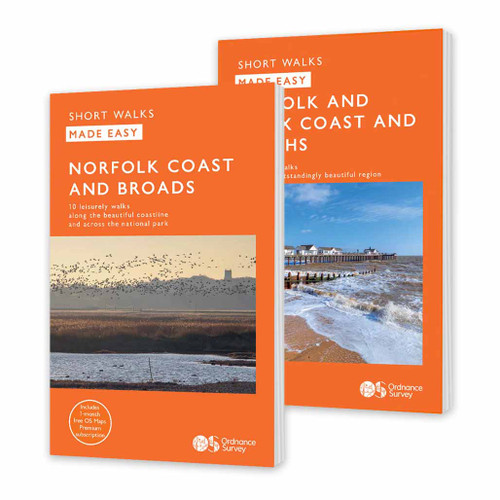 Bundle of 2 Short Walks Made Easy Walking Guidebooks from East England