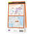 Rear orange cover of OS Explorer Map OL 42 Kielder Water & Forest showing the area covered by the map and the wider area