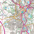 Close-up of the map showing Kendal on OS Explorer Map OL 7 The English Lakes, South-Eastern Area
