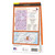 Rear orange cover of OS Explorer Map OL 57 Cairn Gorm & Aviemore showing the area covered by the map and the wider area