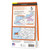 Rear orange cover of OS Explorer Map OL 35 North Pembrokeshire showing the area covered by the map and the wider area