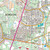 Close-up of the map showing Bordon on OS Explorer Map OL 33 Haslemere & Petersfield
