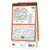 Rear orange cover of OS Explorer Map OL 29 Isle of Wight showing the area covered by the map and the wider area