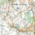 Close-up of the map on OS Explorer Map OL 14 Wye Valley & Forest of Dean