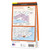 Rear orange cover of OS Explorer Map OL 11 Brighton & Hove showing the area covered by the map and the wider area