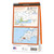 Rear orange cover of OS Explorer Map 107 St Austell & Liskeard showing the area covered by the map and the wider area