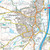Close-up of the map showing Cullompton on OS Explorer Map 115 Exmouth and Sidmouth