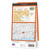 Rear orange cover of OS Explorer Map 158 Newbury & Hungerford showing the area covered by the map and the wider area