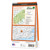 Rear orange cover of OS Explorer Map 171 Chiltern Hills West showing the area covered by the map and the wider area