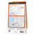 Rear orange cover of OS Explorer Map 178 Llanelli & Ammanford showing the area covered by the map and the wider area