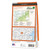 Rear orange cover of OS Explorer Map 181 Chiltern Hills North showing the area covered by the map and the wider area
