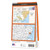 Rear orange cover of OS Explorer Map 197 Ipswich, Felixstowe & Harwich showing the area covered by the map and the wider area