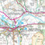 Close-up of the map showing Builth Wells on OS Explorer Map 200 Llandrindod Wells & Elan Valley