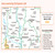 Rear orange cover of OS Explorer Map 204 Worcester & Droitwich Spa showing the area covered by the map