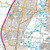 Close-up of the map on OS Explorer Map 208 Bedford & St Neots